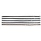 LAMI-CELL HELMET STRAP RHINESTONES, SVART